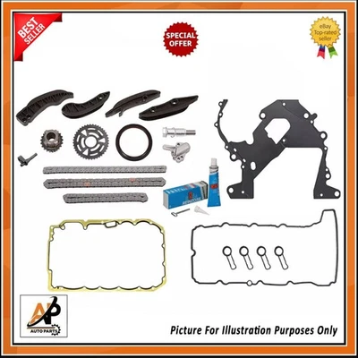 FOR BMW SERIES 2.0L DIESEL N47D20 TIMING CHAIN KIT WITH ENGINE GASKET SEALS SET - Image 1 of 3