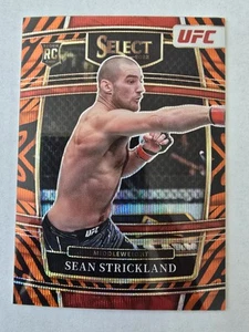 2022 UFC Panini Select Tiger Prizm RC Sean Strickland #11 - Picture 1 of 3