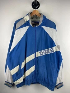 Vintage 90s Pro Player Duke Blue Devils Blue Windbreaker Size L - Picture 1 of 8