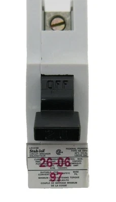 Circuit Breaker Federal Pioneer Type-NA 20 Amp Stab-Lok LR12188 - Image 1 of 4