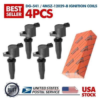 New Durable 4Pcs Ignition coils For Ford EcoSport 2009-2012 DG-541 4M5Z-12029-B - Image 1 of 4