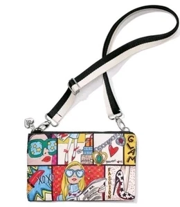 BRIGHTON Glam Girl Umhängetasche Handtasche, Fashionista Print, Neu mit Etikett - Bild 1 von 6