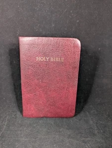 1990 Heilige Bibel NKJV Nelson 5225BG Ledertasche roter Buchstabe Konkordanz - Bild 1 von 7