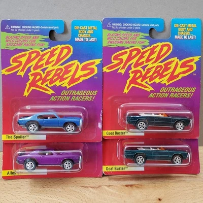 Juego Mantis Speed Rebels Goat Buster Alley Cat The Spoiler Diecast Lote de 4 Foto 1 de 4