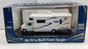 FORD Class C RV Die cast "My RV is BUILT FORD TOUGH" NIB, RARE - Picture 1 of 15