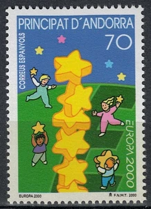 ANDORRA SPAGNOLA 2000 Europa MNH** - Picture 1 of 1