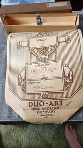 PLAYER PIANO ROLL FROM DUO-ART THE AEOLIAN COMPANY NEW YORK  #5934 LIEBESTRAUM - Picture 1 of 7