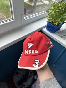 Ferrari Marlboro Michael Schumacher DEKRA F1 Vintage Red Baseball Hat Cap - Picture 1 of 3