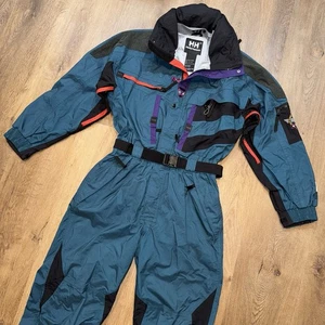 Helly Hansen Skianzug Schneeanzug Shell Einteiler Snow Bib Vintage wasserdicht Herren Large - Bild 1 von 24