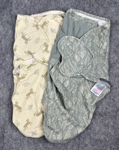 SwaddleMe Sleep Sacks 0-3 Months Unisex Safari Animal Neutral Unisex Swaddle Me - Picture 1 of 7