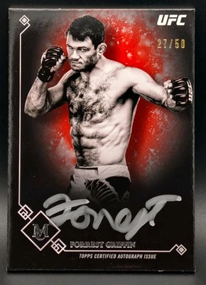 2017 Topps Museum Collection UFC - Forrest Griffin - Museum Autographs /50 - Image 1 of 2