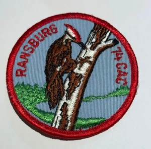 Camp Ransburg 1974 Indiana  Boy Scout Camp Patch DC7 - Picture 1 of 1