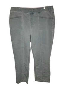 Isaac Mizrahi Live! Pantalones de mezclilla Divine Pull-On al tobillo A518900 Light Petite 18W - Imagen 1 de 8