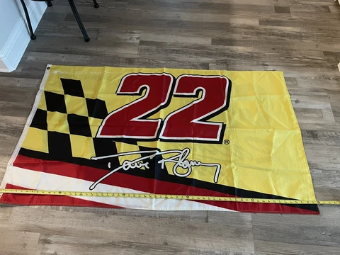 Vintage  Dave Blaney Caterpillar Nascar Flag Cover