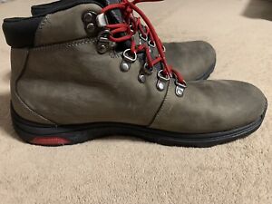 Dunham Mens Waterproof Boots Size 12 Green/Gray