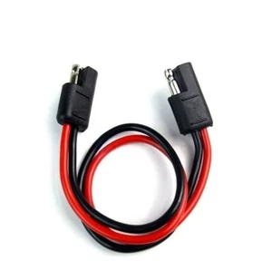 14 Gauge 12" Quick Disconnect Polarized Inline Power Cable Wire Harness Audio - Picture 1 of 4