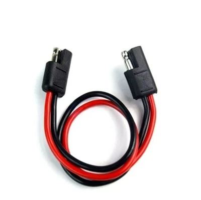 14 Gauge 12" Quick Disconnect Polarized Inline Power Cable Wire Harness Audio - Image 1 of 4