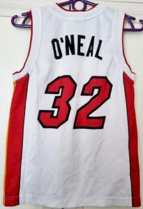NBA Miami Heat Basketball Champion Jersey #32 Shaquille O'Neal size Small Kids - Picture 1 of 8