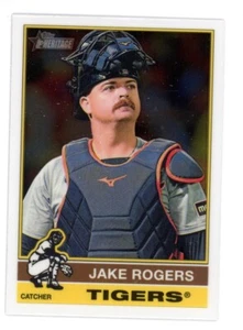 Topps Heritage 2025 cromo Jake Rogers #151 Detroit Tigers - Imagen 1 de 1