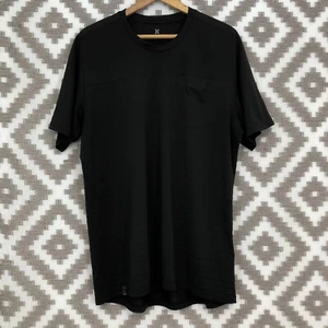 Haglofs Men’s Size XXL Black EvoDye Tee Active Workout T Shirt Euro Short Sleeve - Picture 1 of 5