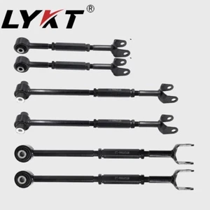 LYKT 6pcs Rear Camber&Toe Adjustable Arms for Infiniti M35h、M37、M56、Q50、Q60、Q70 - Picture 1 of 18