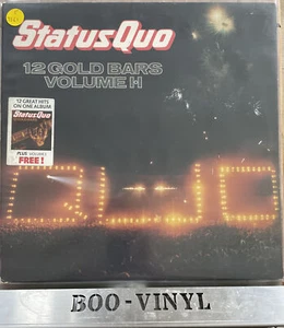 Status Quo Twelve Gold Bars Volume 1 And 2 G/F Double Vinyl LP Album EX / VG+ - Picture 1 of 6