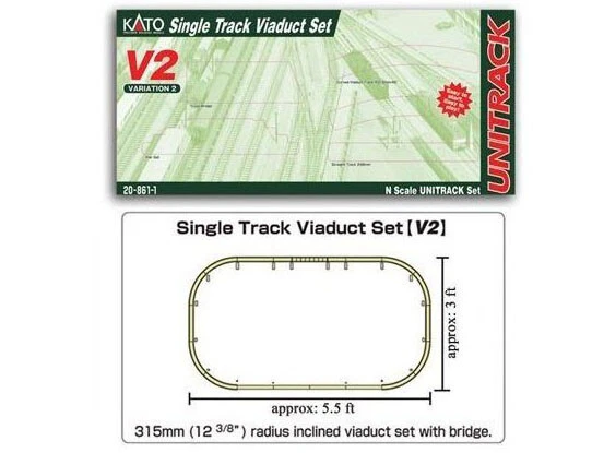 Kato 20-861 - Track Set Variation Set V2 - N Gauge - NEW - Image 1 of 1