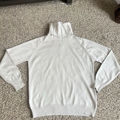 Givenchy Sport Sweater Size 38 Gray Turtleneck Women Logo Vintage Closet Staple - Image 1 of 4