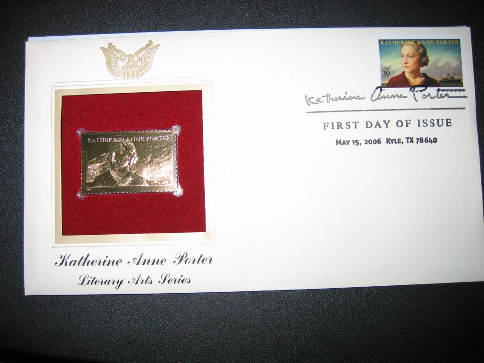KATHERINE ANNE PORTER LITERARY ART SERIES Gold GOLDEN Replica Cover STAMP - Image 1 of 1