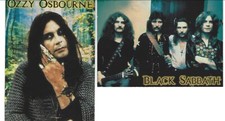 OZZY OSBOURNE & BLACK SABBATH - RARE PROMOTIONAL TRADING CARDS by Cornerstone 