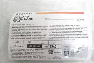 Avanos Ballard hisopos de cuidado bucal con dentífrico 20 unidades 12249 nuevos - Imagen 1 de 6