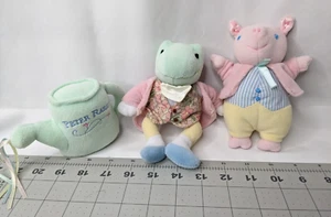 Luv n Care Peter Rabbit Plush Lot Pig Frog Teapot Stuffed Animal Toy - Picture 1 of 11