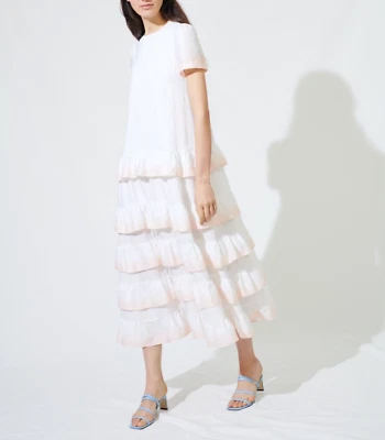 Vestido para mujer Maje talla 36 FR/S midi swing en capas MFPRO01257 Foto 1 de 4