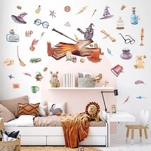 HARRY POTTER Stick Wall Decals Kids Room Stickers Decor - Picture 1 of 5