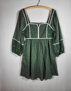 Madewell besticktes Damenkleid 4 einfache lockere Passform neu mit Etikett $ 158 Renaissance Reißverschluss hinten - Bild 1 von 11