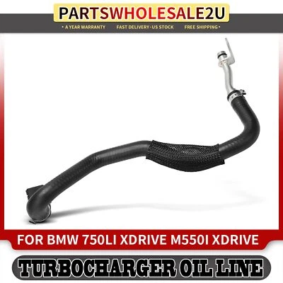Bomba de água para tubo turbocompressor linha de líquido de arrefecimento para BMW 750i xDrive M550i xDrive - Imagem 1 de 4