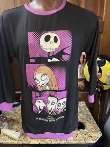 Camisa para dormir Pesadilla antes de Navidad Jack Skellington talla mediana (8-10) - Imagen 1 de 12
