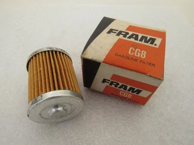 NORS 1964-1972 AMC Jeep Rambler IH Scout V6 V8 filtro de combustible gasolina marco CG8 Foto 1 de 4