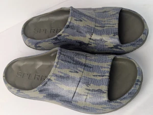 Sperry Top-Sider Float Slide Camo Olive Multicolor Men's Size 12 New No Box - Picture 1 of 6