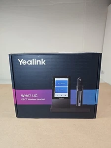 Yealink WH67 UC DECT Bezprzewodowy zestaw słuchawkowy douszny WH67UC Nowy zapieczętowany - Zdjęcie 1 z 6