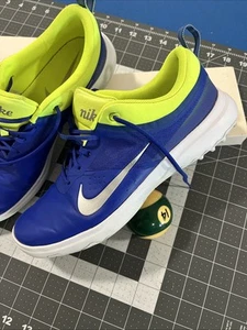 Nike Akamai Women’s Golf Shoes Size 8 Paramount Blue / Neon Green Walk Spikeless - Bild 1 von 8