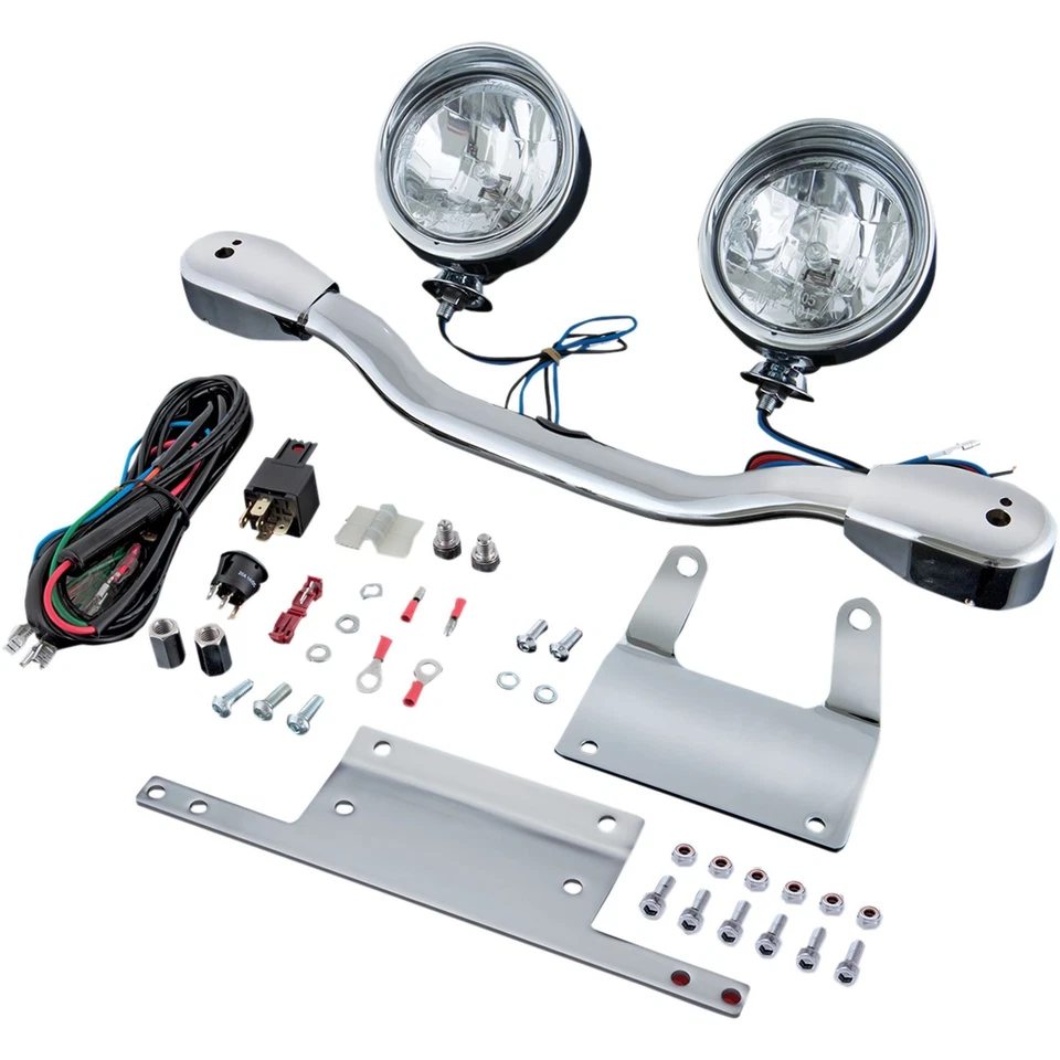 Show Chrome Elliptical Driving Lights - XVZ1300 61-115 - Image 1 of 3