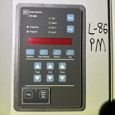 Cutler Hammer MP-3000 Motor Protection Relay 66D2032GX1 Working Take Out Used - Image 1 of 4