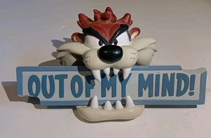 Taz 3-Sided Desk Sign Tasmanian Devil (Warner Bros, Looney Tunes, Out To Lunch)  - Picture 1 of 13