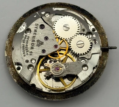 ETA 2750 Watch Movement Cyma By Synchron Manual Wind Vintage Parts Repair 25.4mm - Image 1 of 4