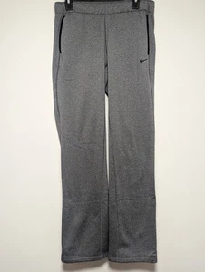 Nike Therma-Fit Lined Fleece Sweatpants Pockets Gray Men's S 684987-032 - Picture 1 of 7