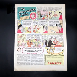 Ovaltine Getränke Werbung 1940 Vintage Essen Mid Century Modern - Bild 1 von 6