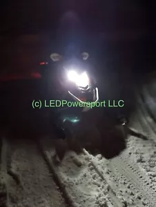 LED Headlight Upgrade Kit Arctic Cat Snowmobiles 2010 Sno Pro 500 Hi And Low - Picture 1 of 10