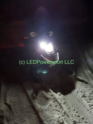 LED Headlight Upgrade Kit Arctic Cat Snowmobiles 2010 Sno Pro 500 Hi And Low - Image 1 of 4