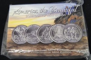 FACTORY SEALED 2012 America The Beautiful Quarter Proofs 4 piece Set See Photos - Picture 1 of 3